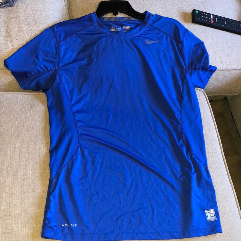 MENS Large Nike blue dri-fit